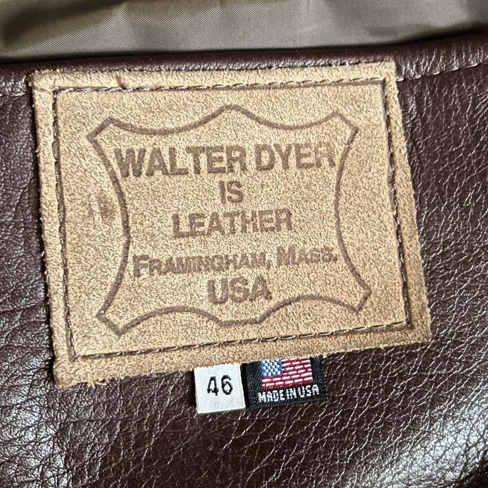 Walter Dyer leather vest